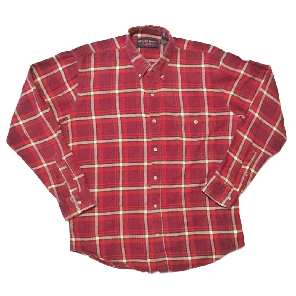 Vintage 90s Grand Banks Outfitters Flannel Shirt